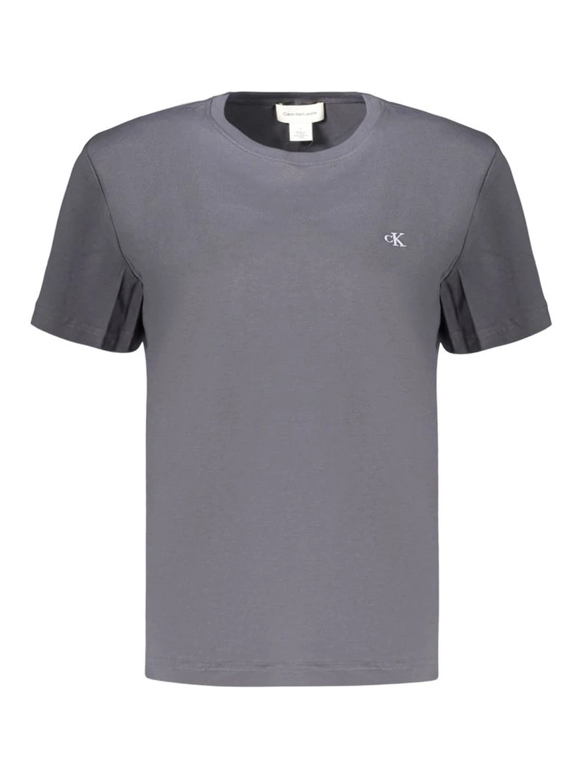 Gray Cotton Women's T-Shirt