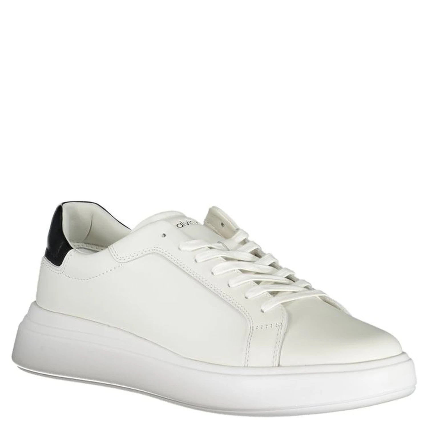 Sleek White Sneakers with Contrast Accents