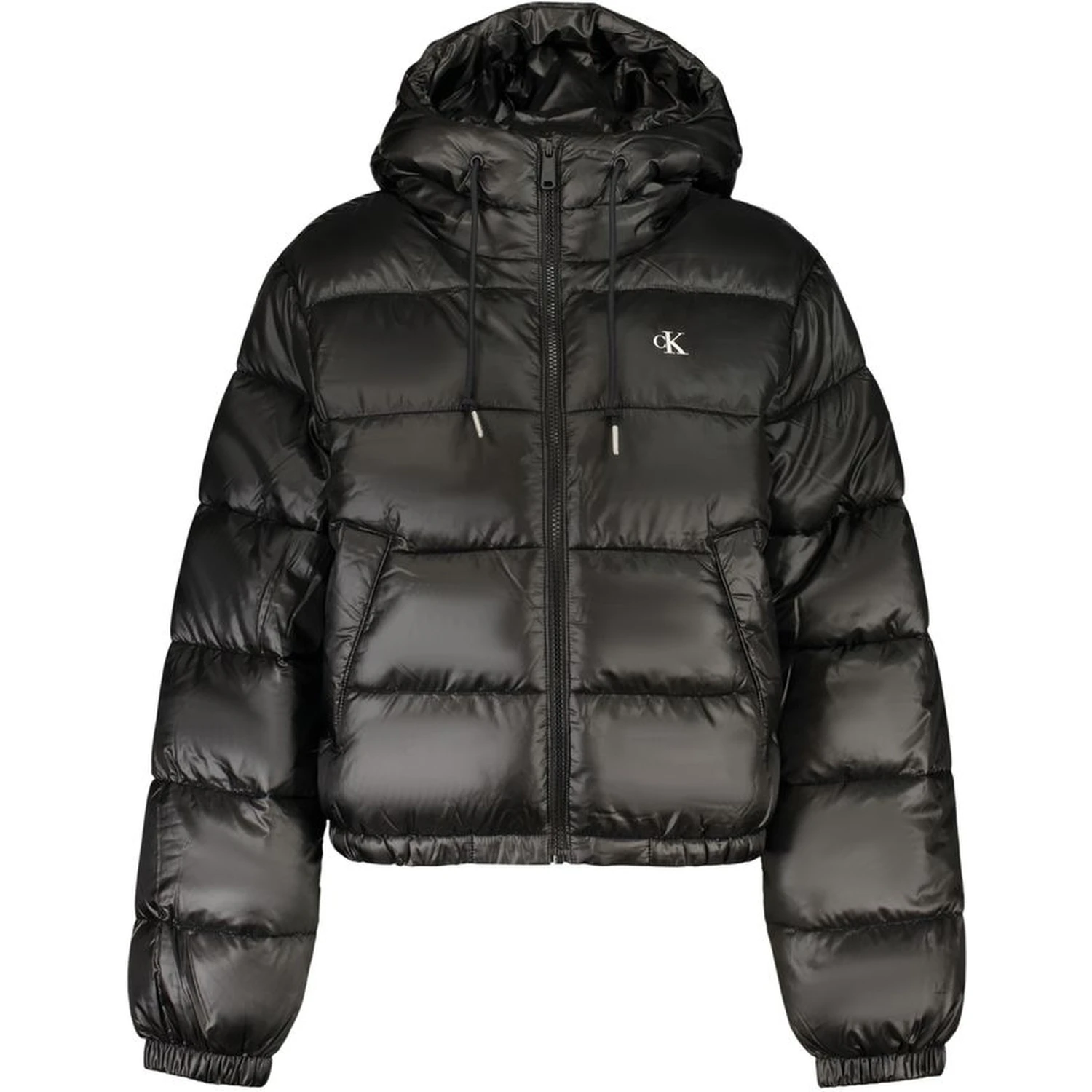 Black Polyester Womens Jacket