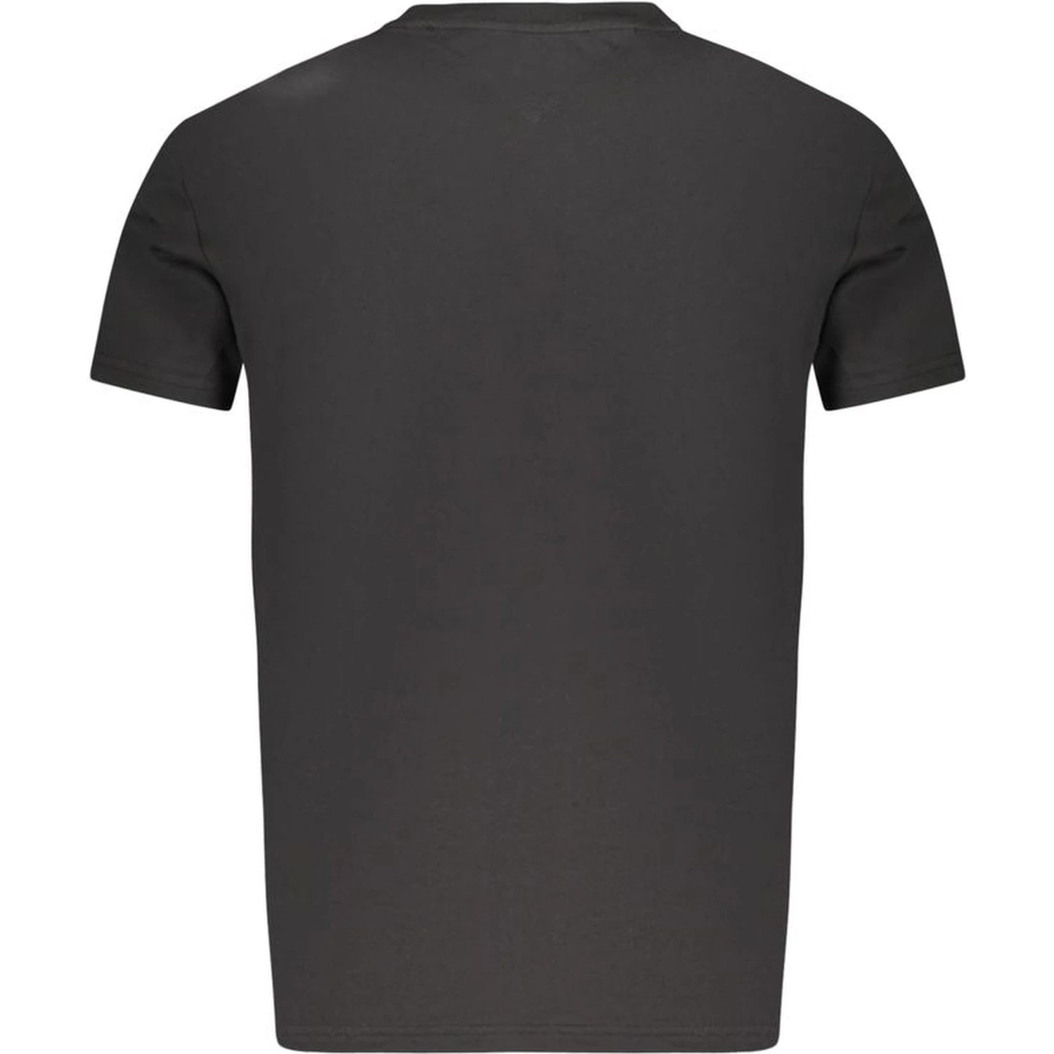 Black Cotton Men T-Shirt