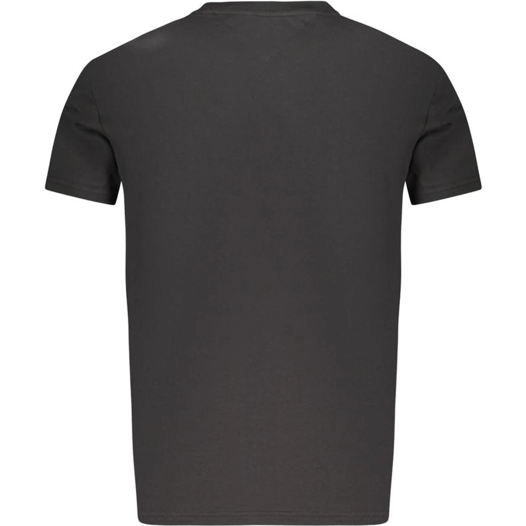 Black Cotton Men T-Shirt