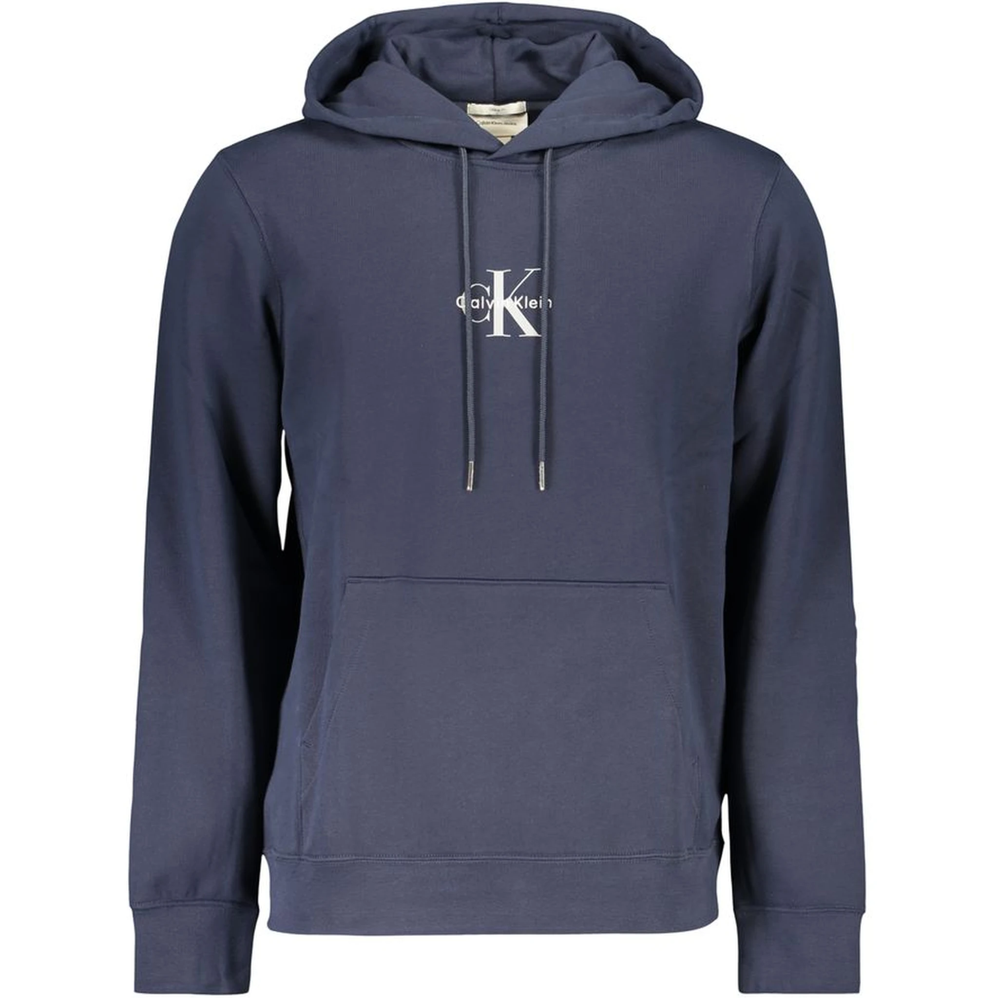 Blue Cotton Men Sweater