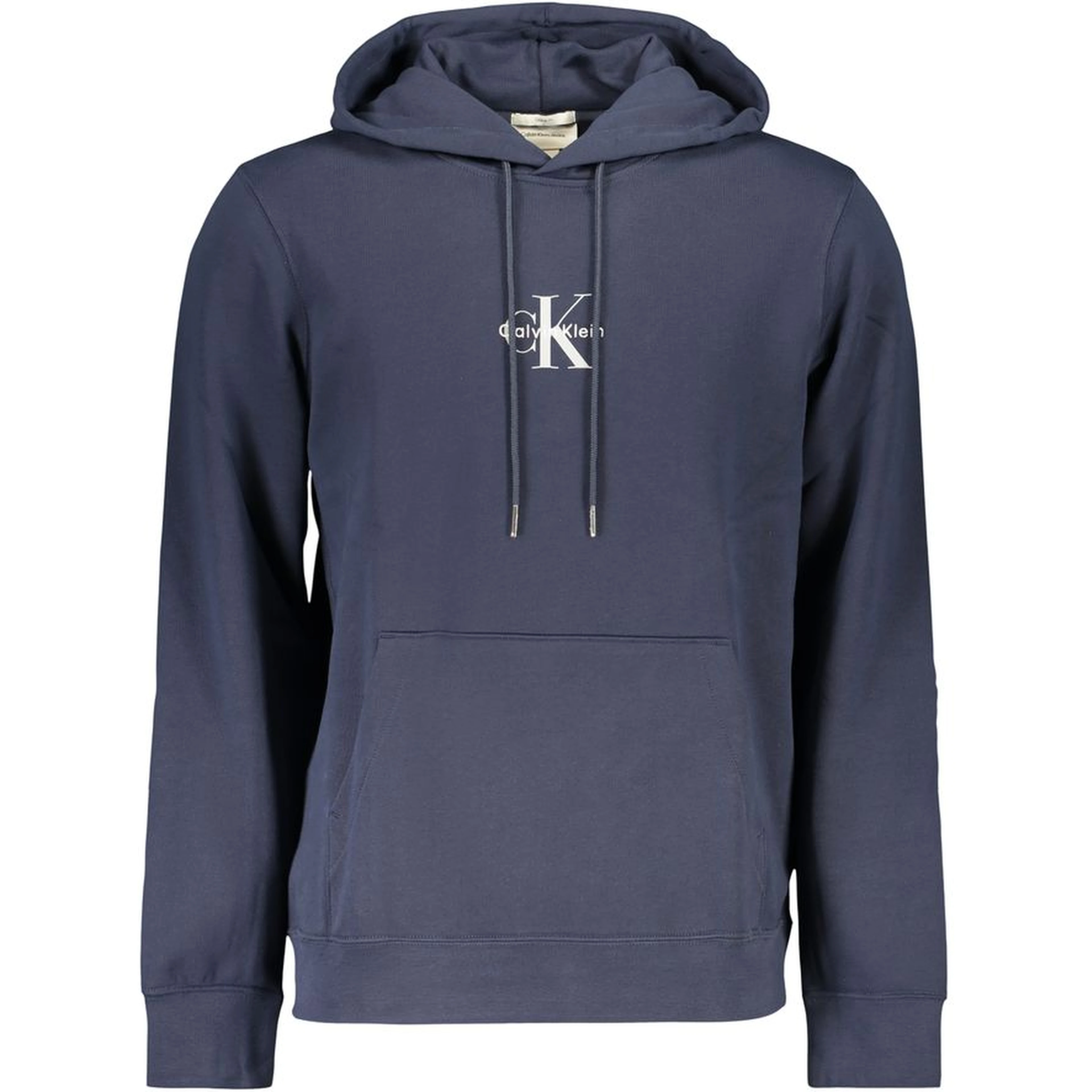 Blue Cotton Men Sweater