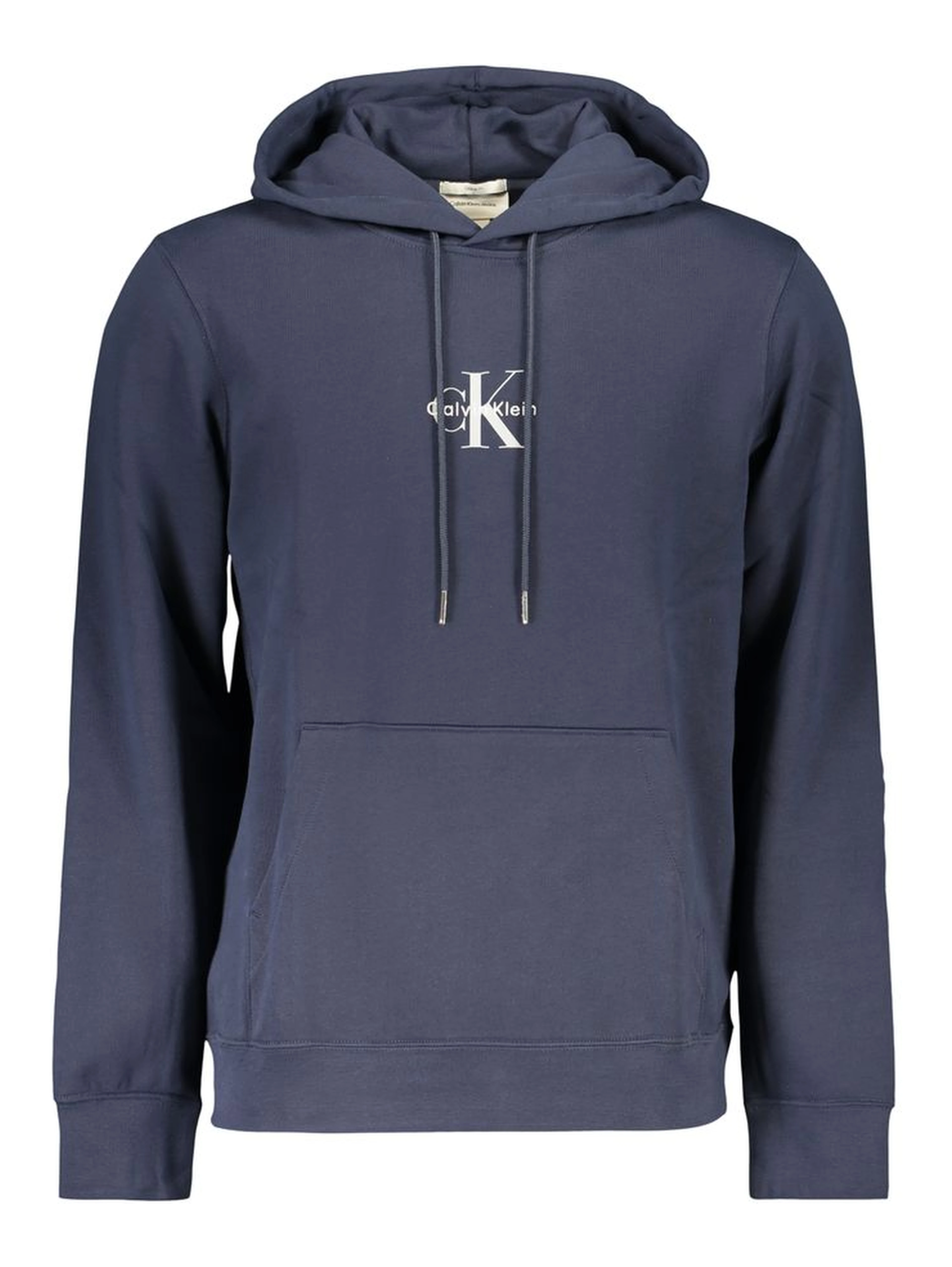 Blue Cotton Men Sweater