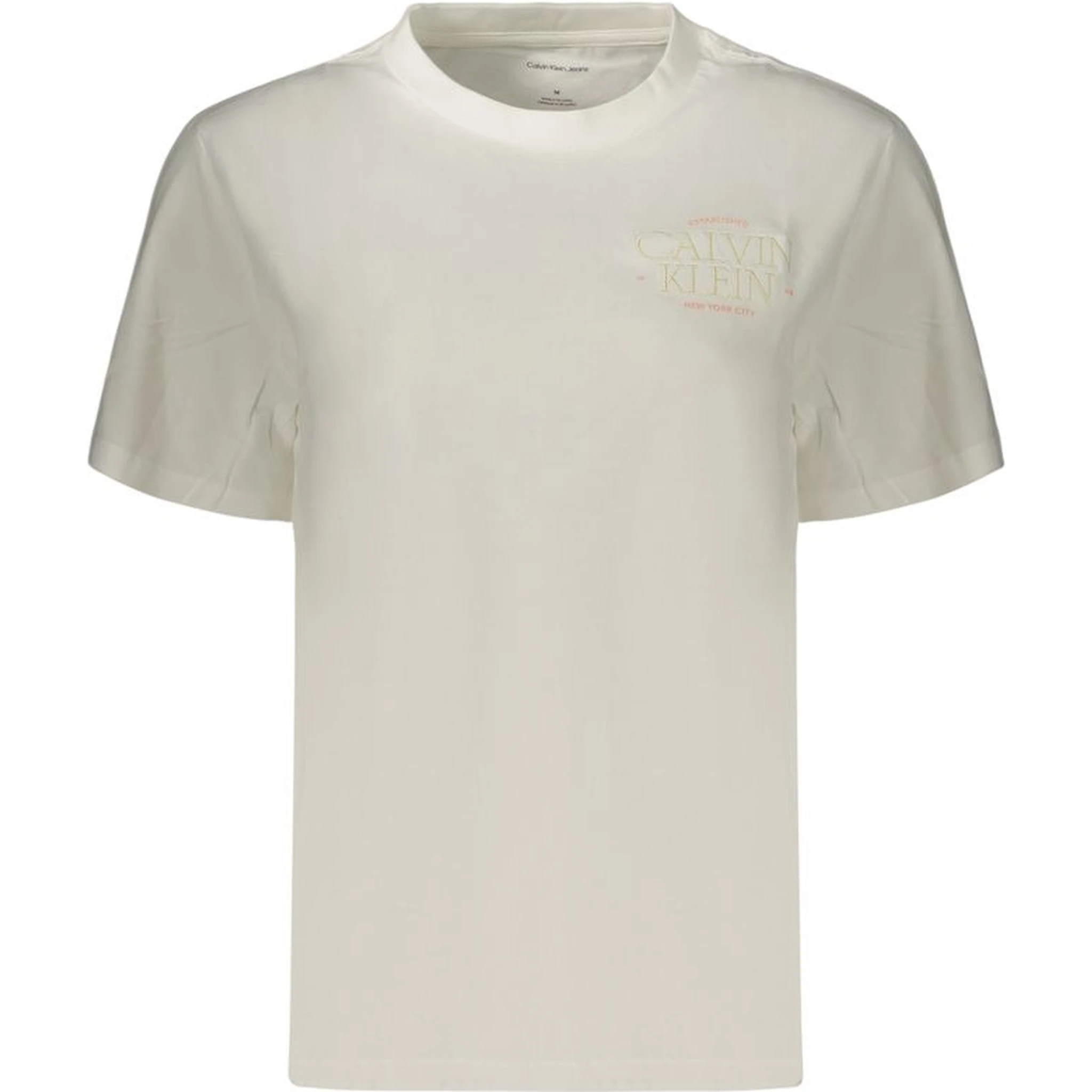 White Cotton Women's T-Shirt