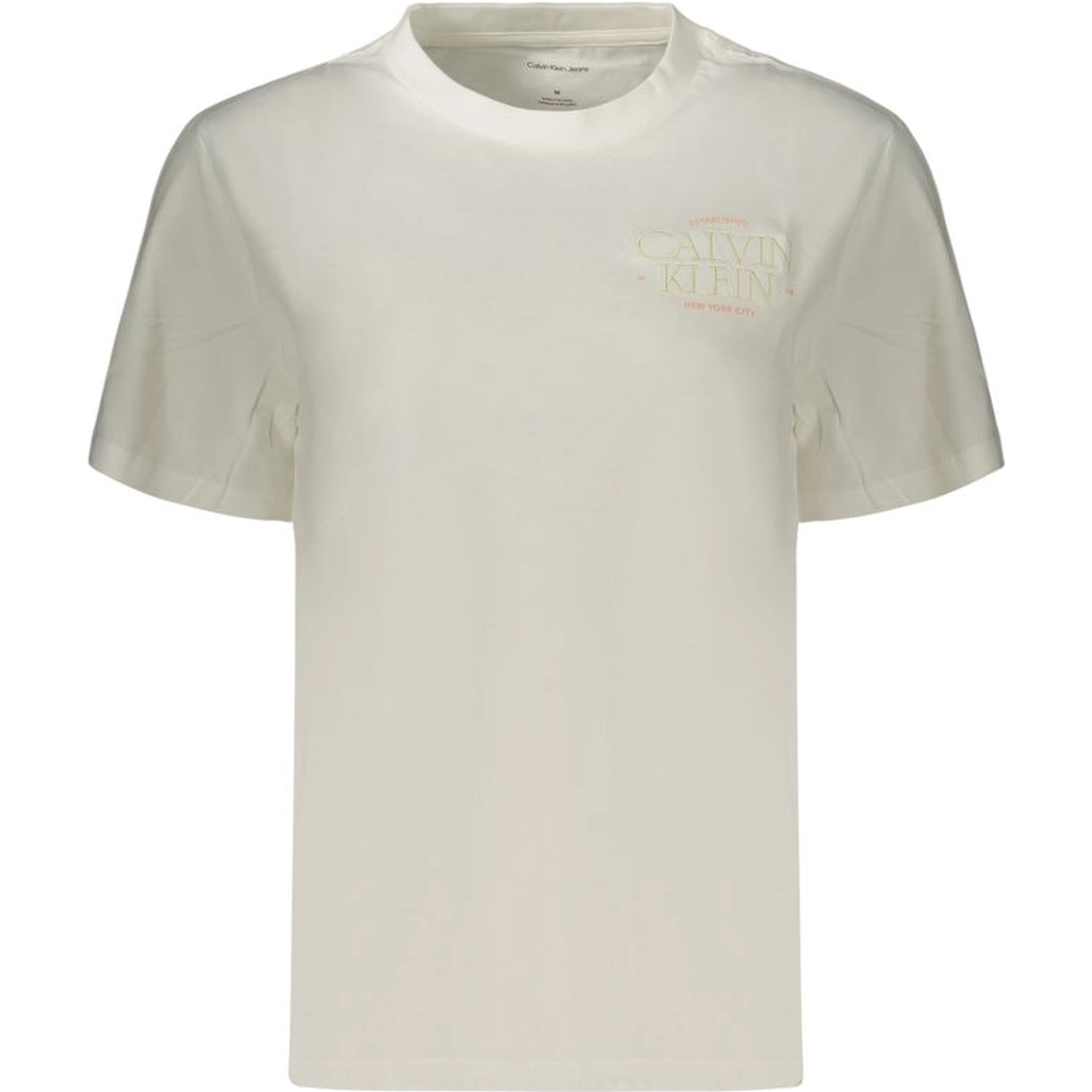 White Cotton Women's T-Shirt