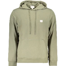 Green Cotton Men's Hoodie