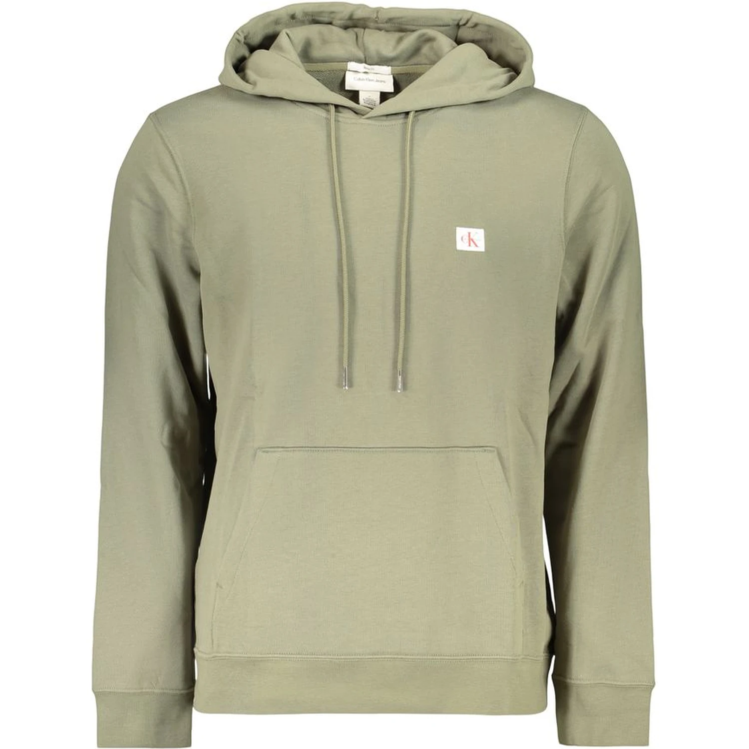 Green Cotton Men's Hoodie