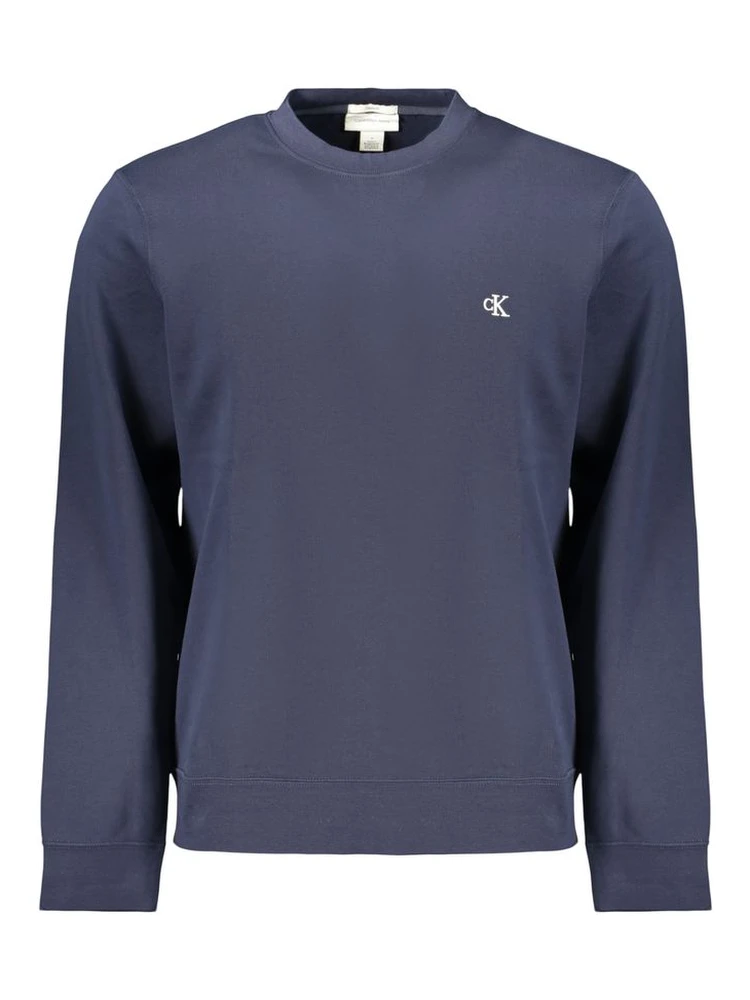 Blue Cotton Men's Sweatshirt