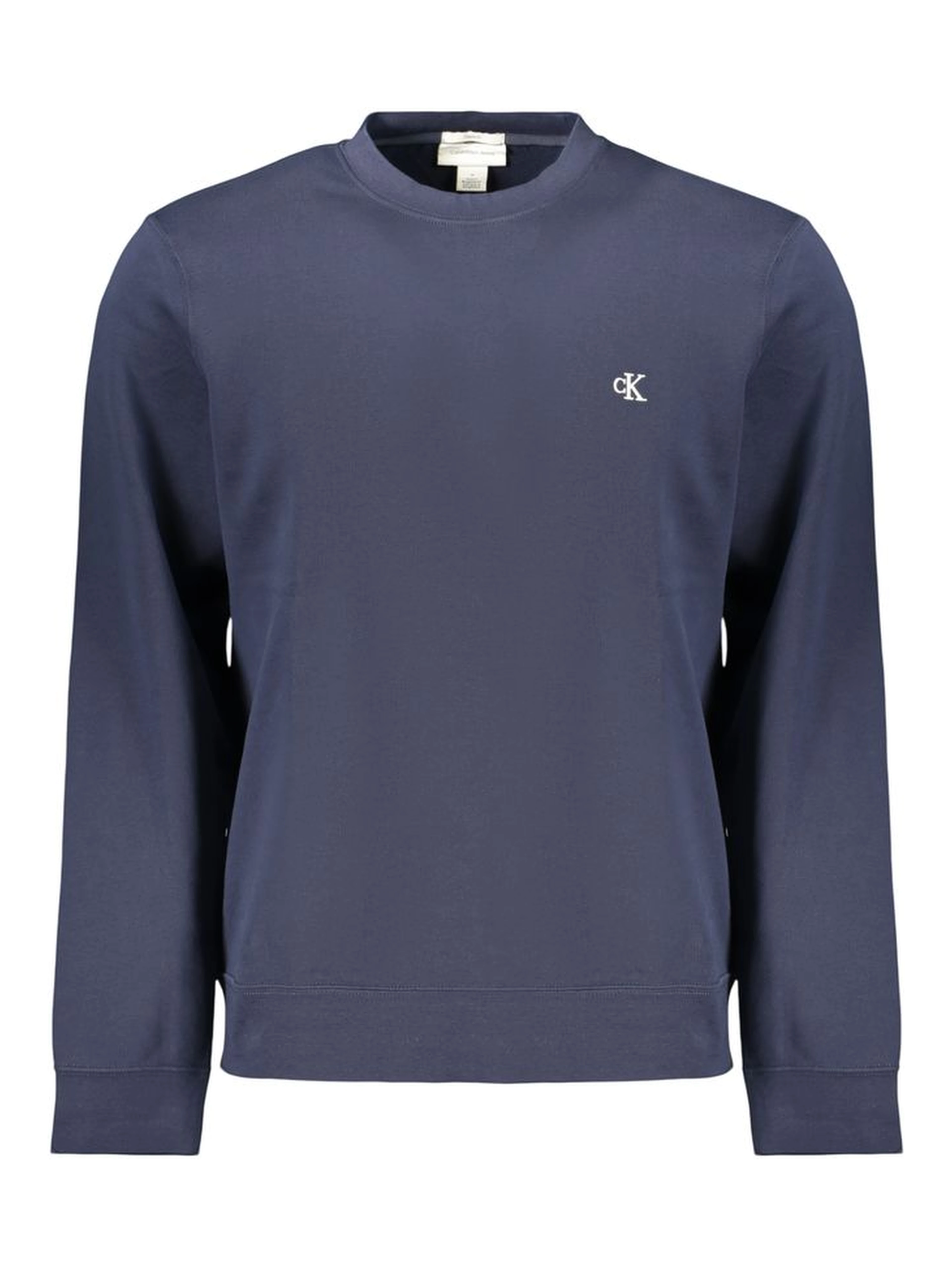 Blue Cotton Men's Sweatshirt