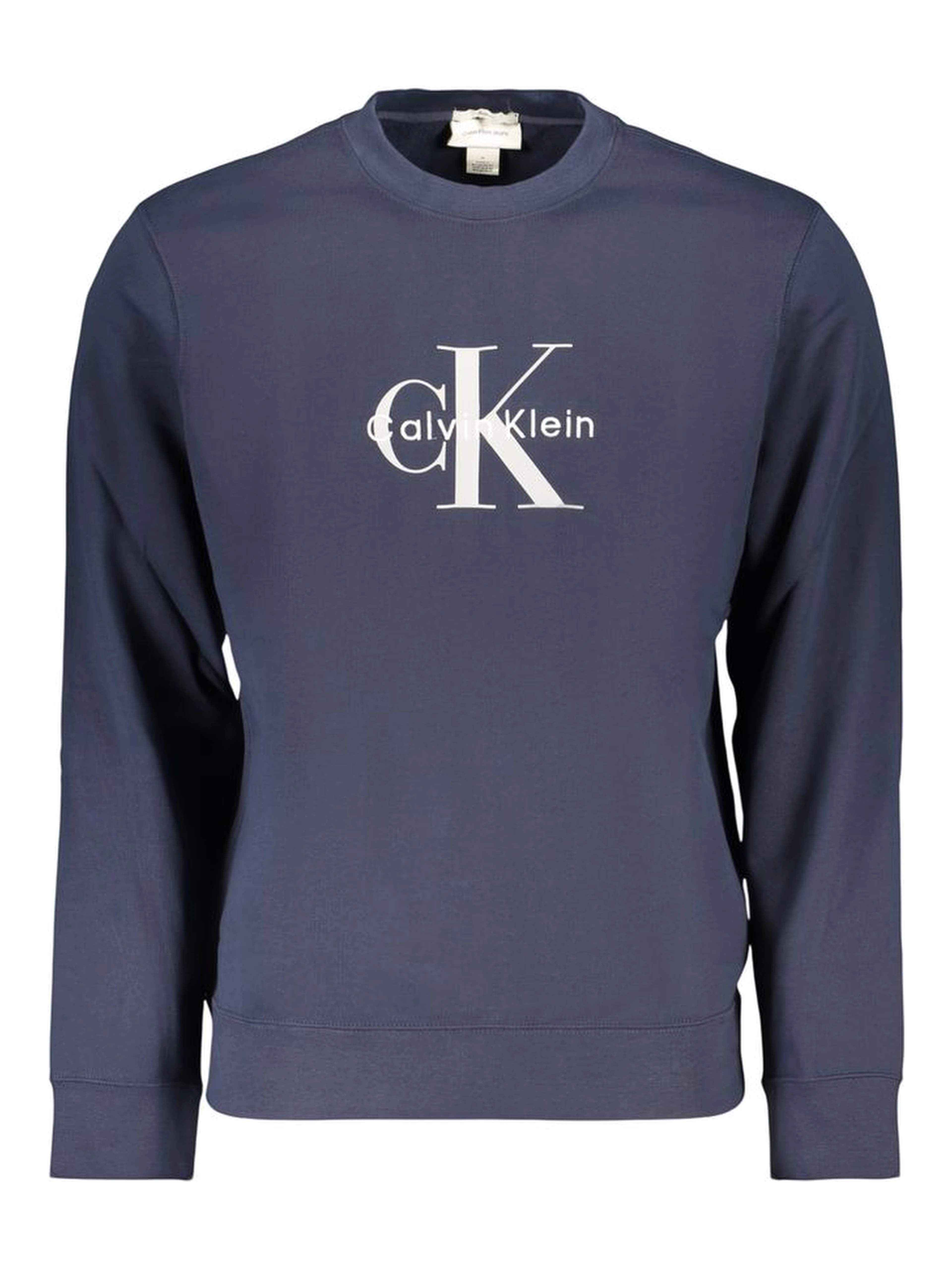 Blue Cotton Men's Sweatshirt