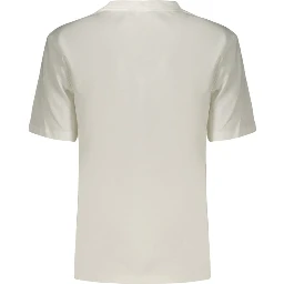 White Cotton Women's T-Shirt