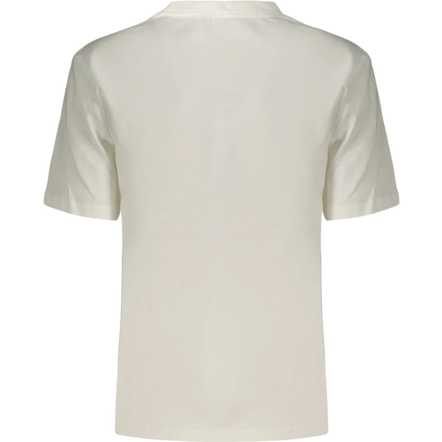 White Cotton Women's T-Shirt