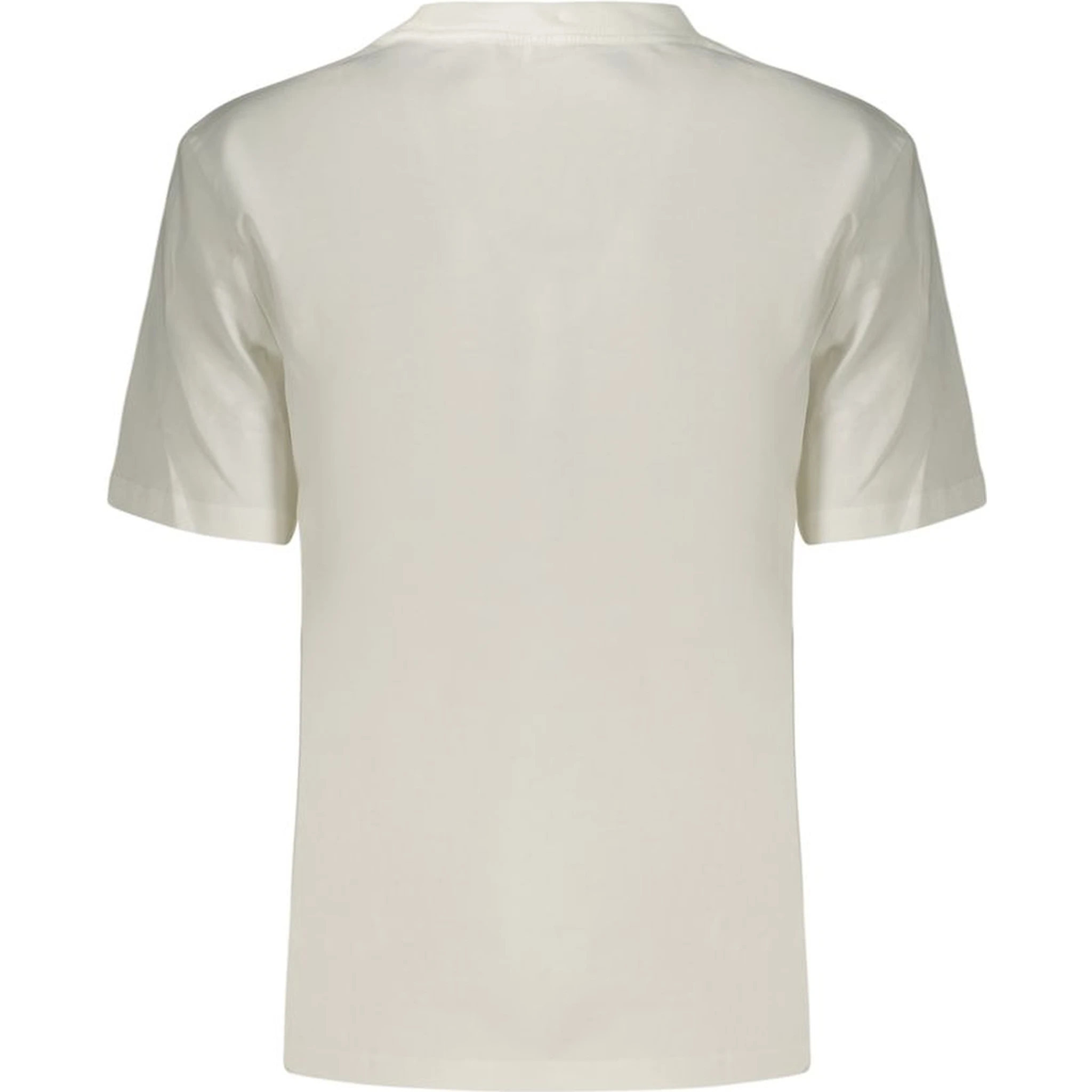 White Cotton Women's T-Shirt