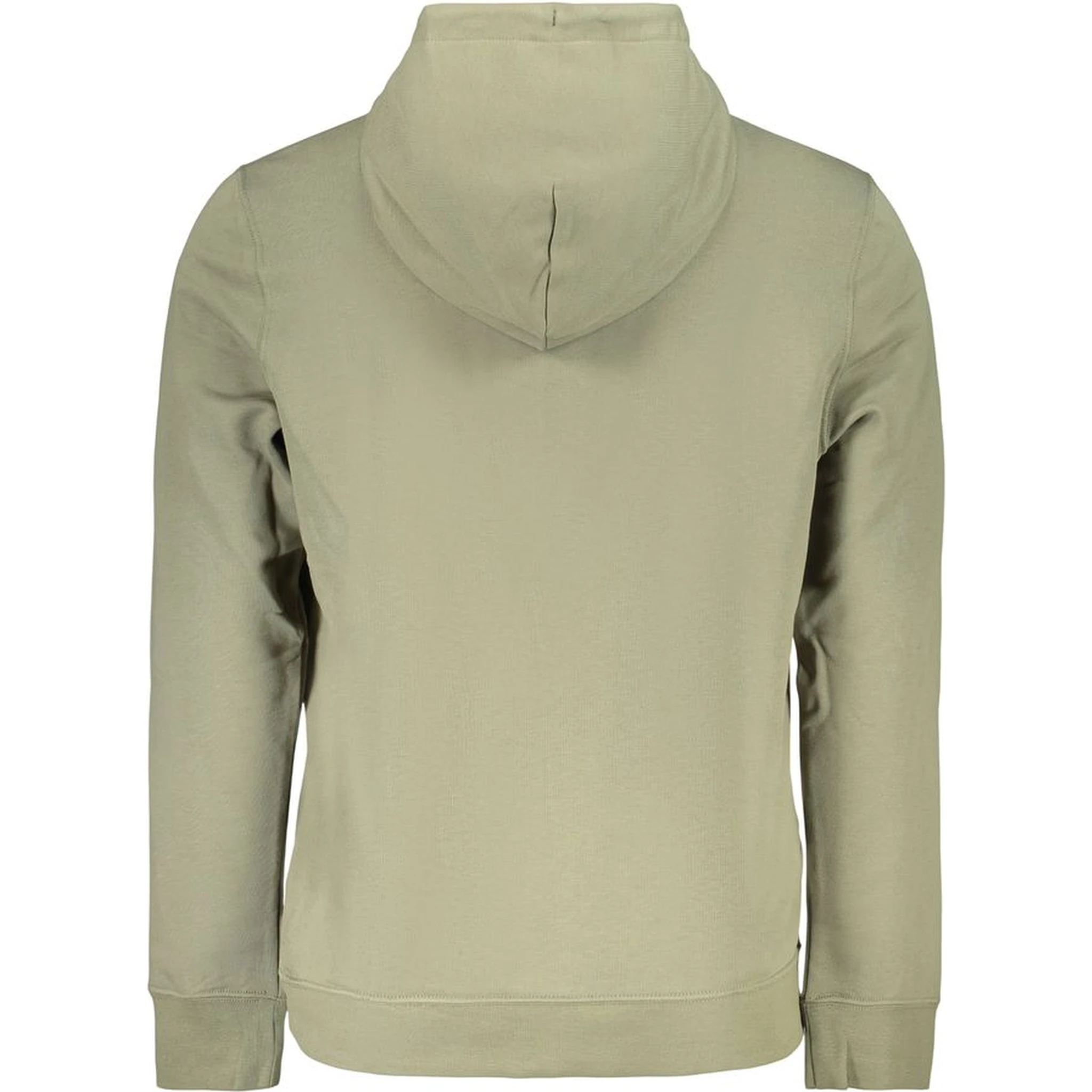 Green Cotton Men's Hoodie