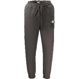 Black Cotton Mens Trousers