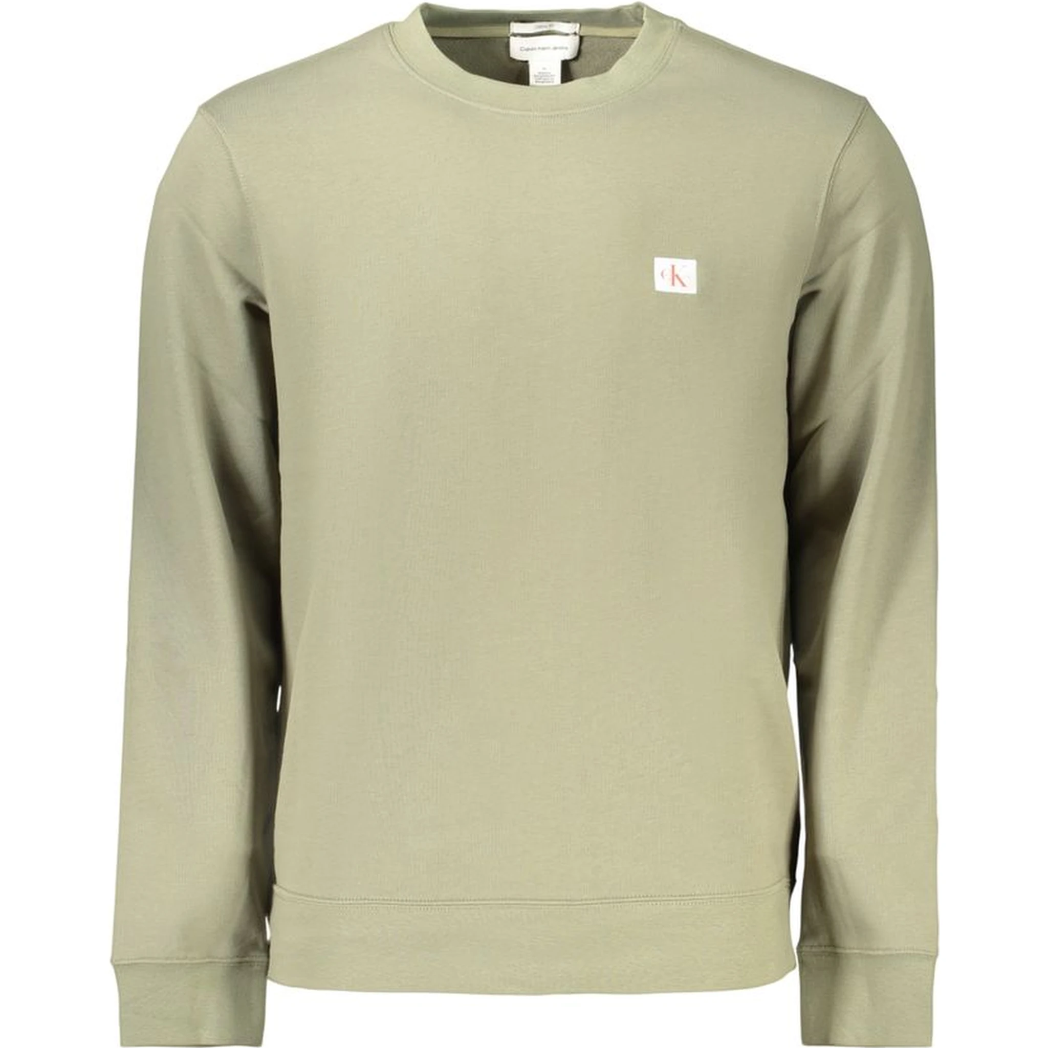 Green Cotton Mens Sweatshirt