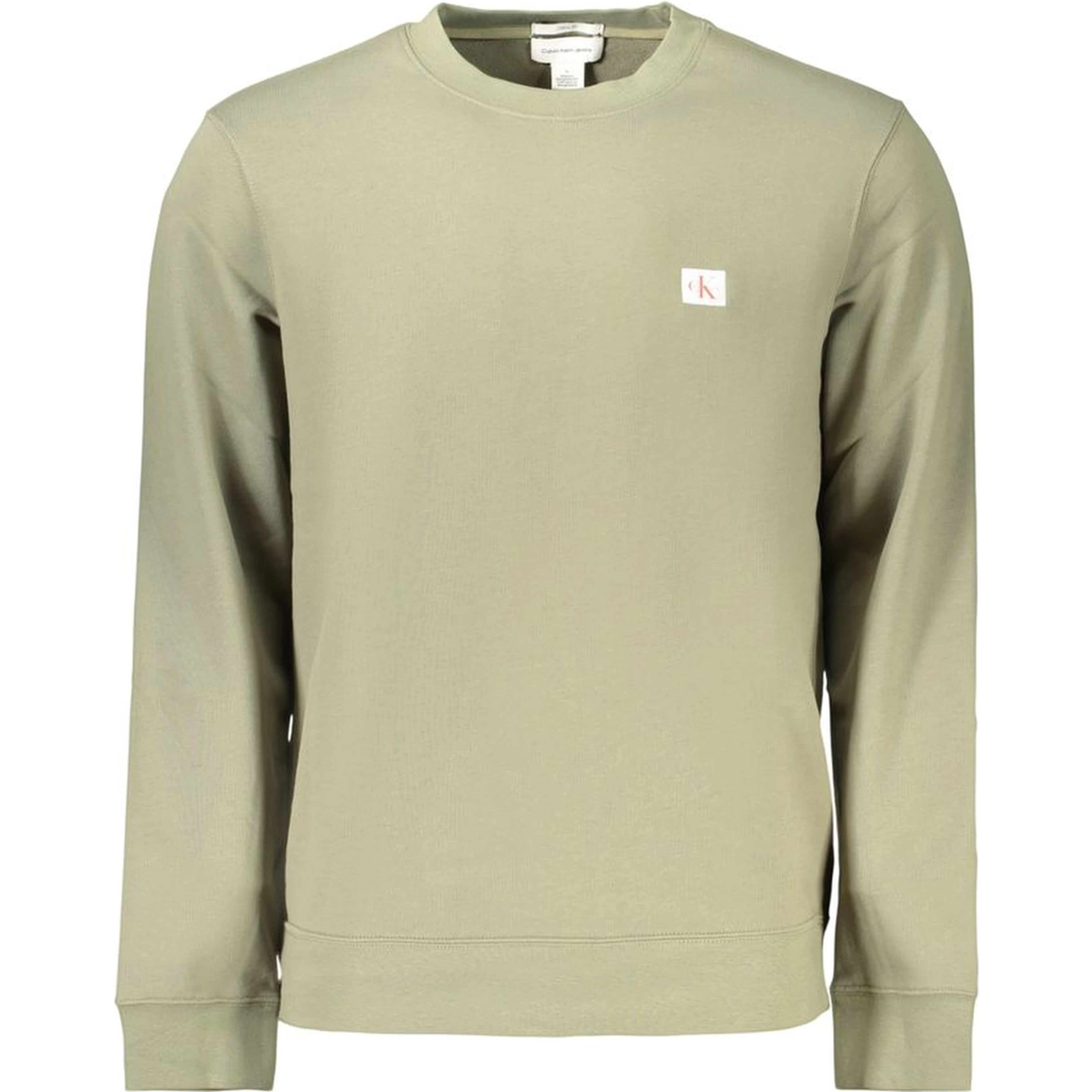 Green Cotton Mens Sweatshirt