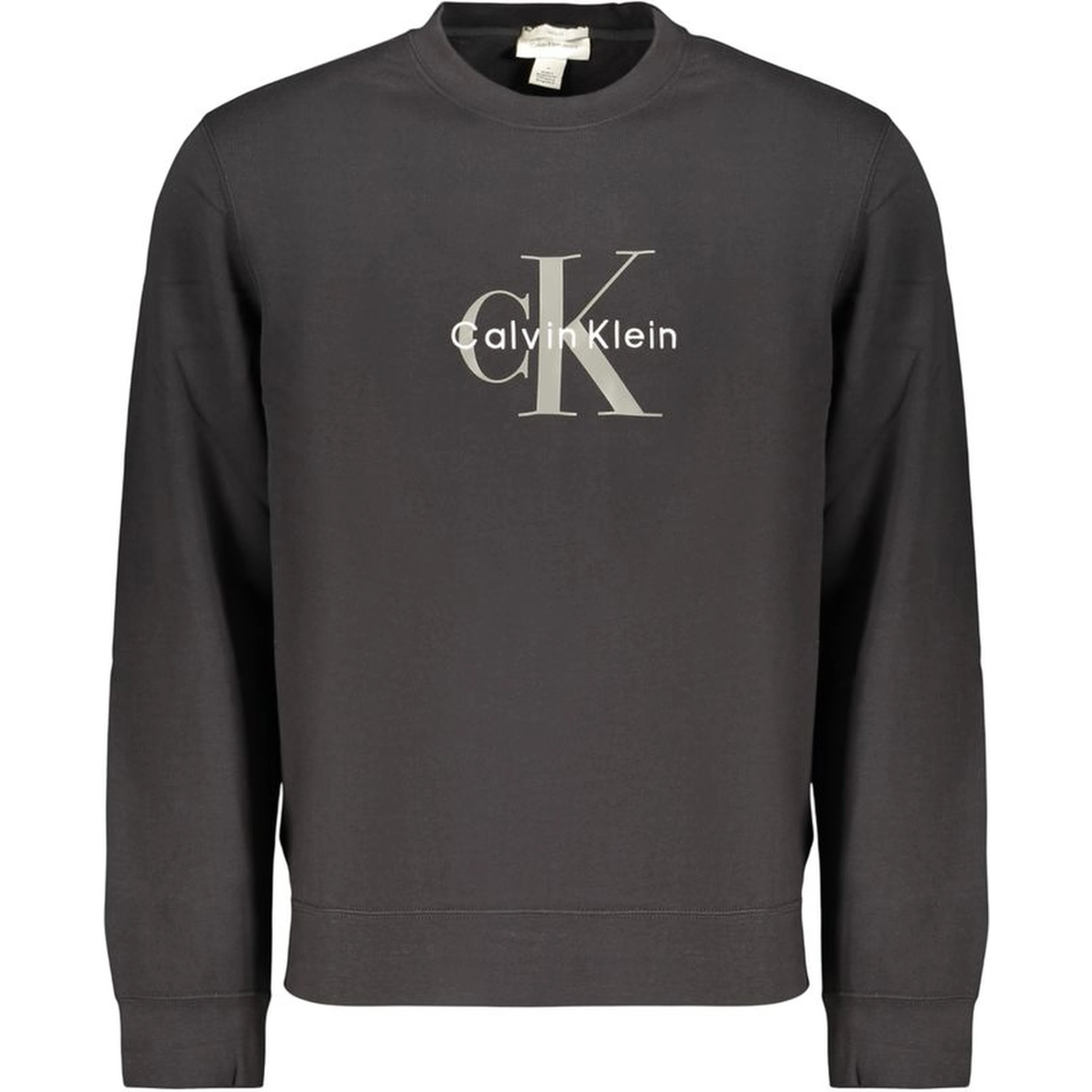 Black Cotton Mens Sweatshirt