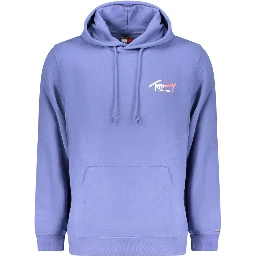 Blue Cotton Men's Sweatshirt