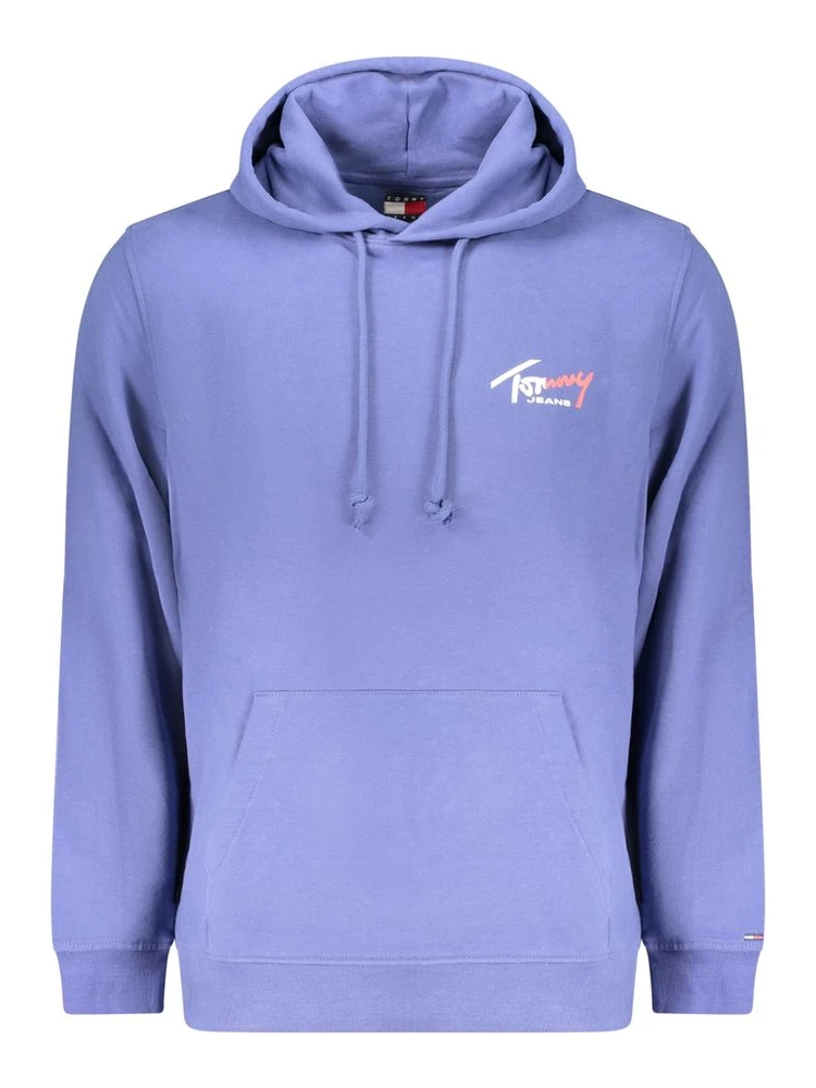 Blue Cotton Men's Sweatshirt