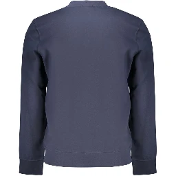 Blue Cotton Men's Sweatshirt