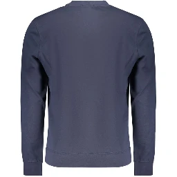 Blue Cotton Men's Sweatshirt