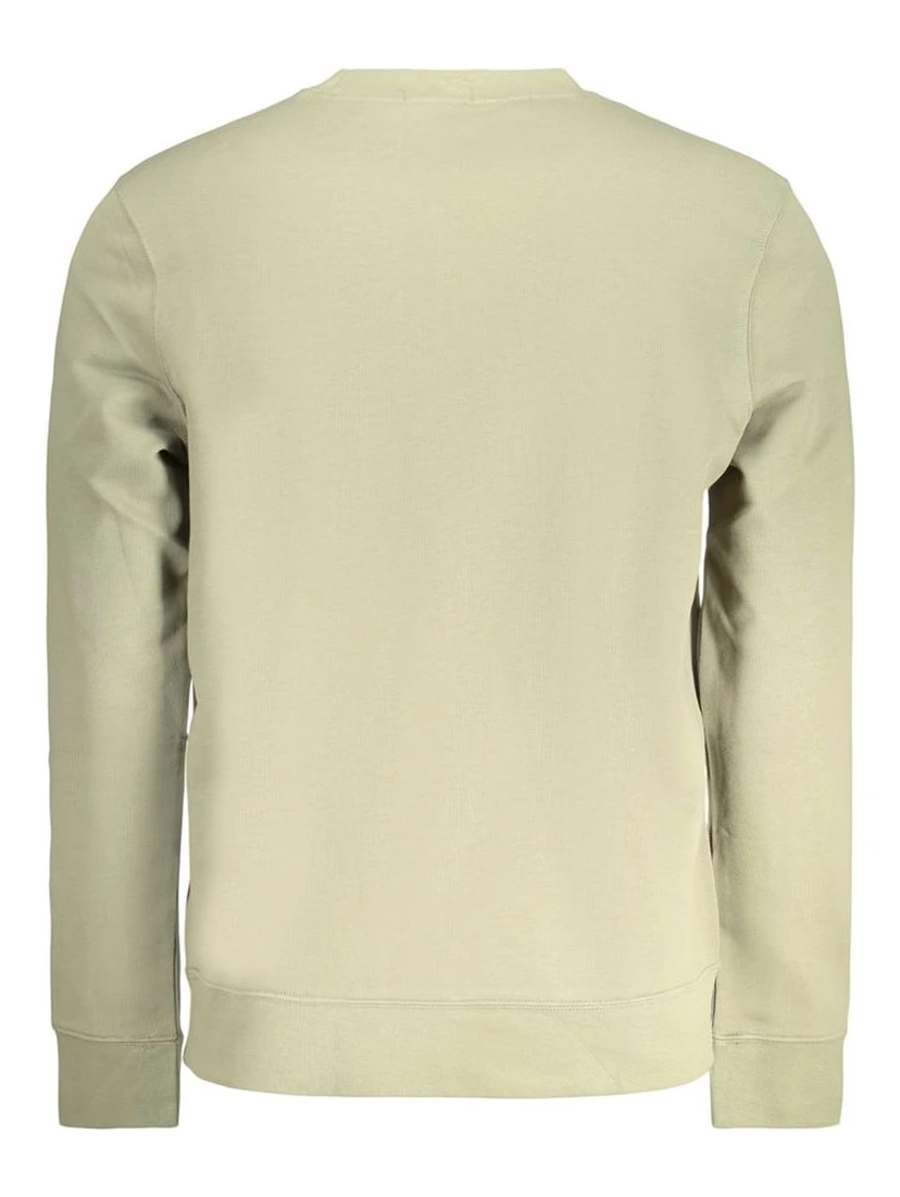 Green Cotton Mens Sweatshirt