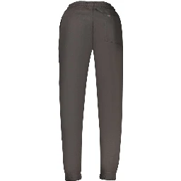 Black Cotton Mens Trousers