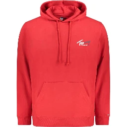 Red Cotton Men's Sweatshirt