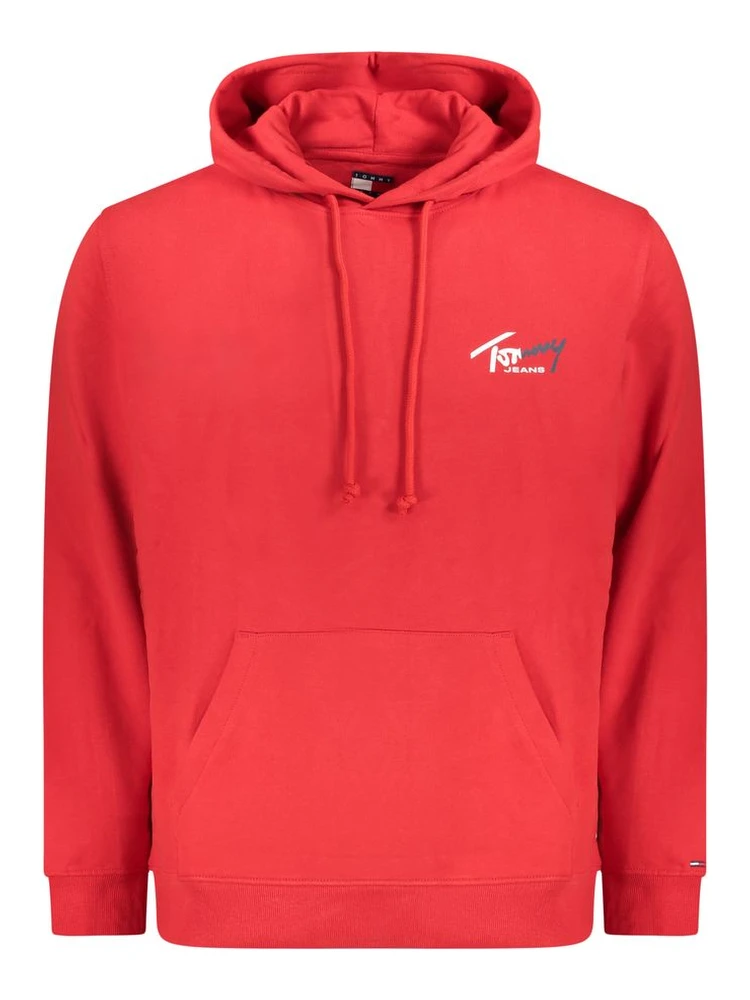 Red Cotton Men's Sweatshirt
