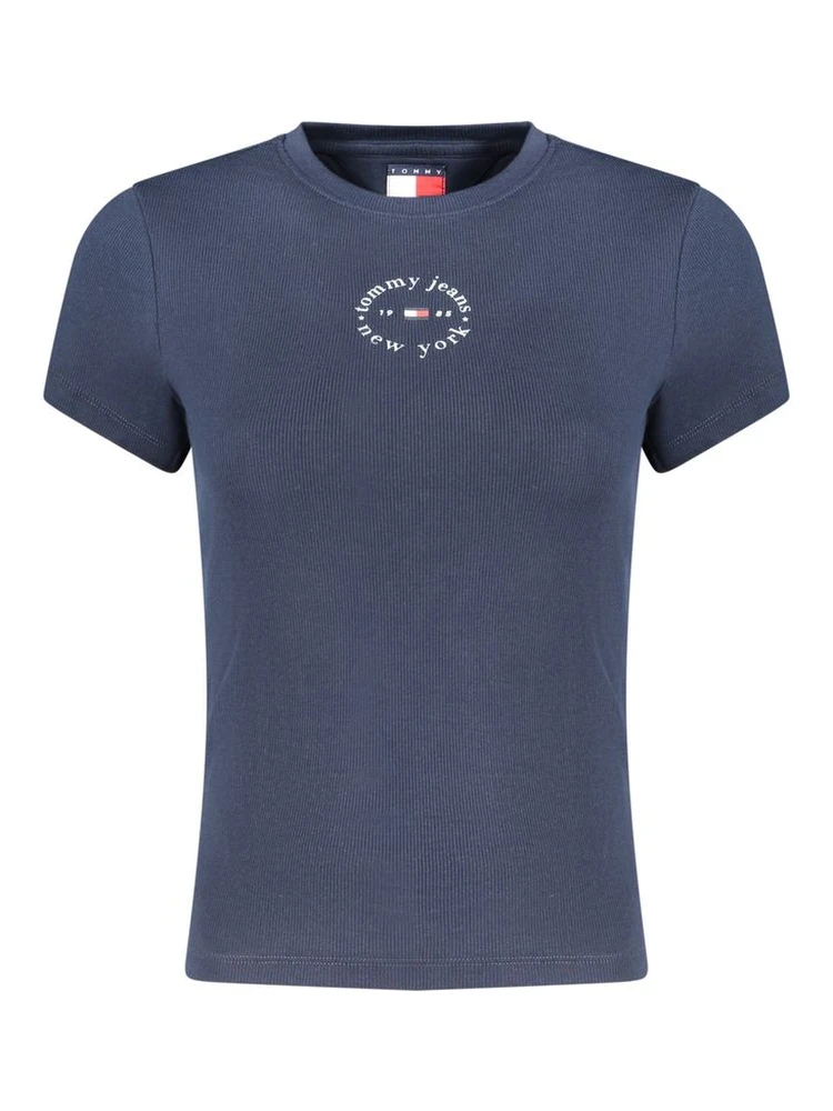 Blue Cotton Women's T-Shirt