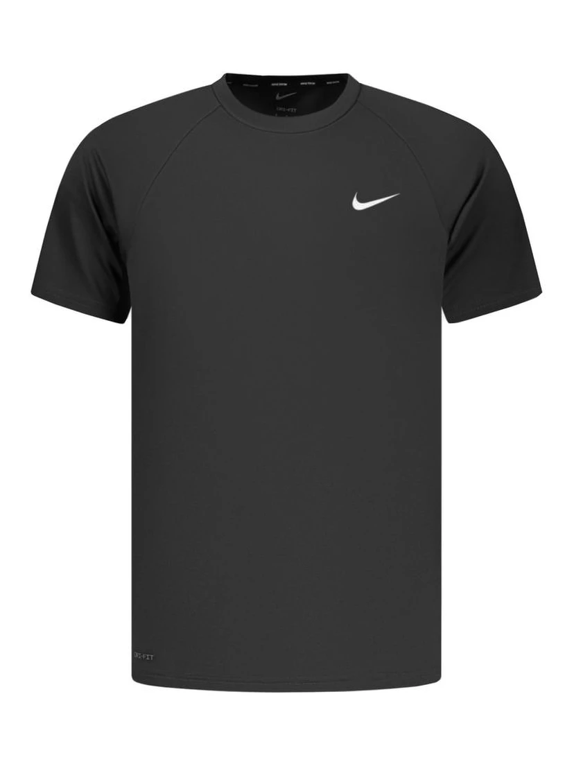 Black Polyester Men's T-Shirt