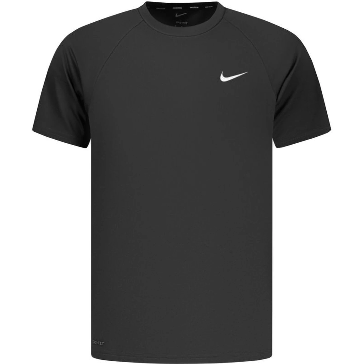 Black Polyester Men's T-Shirt