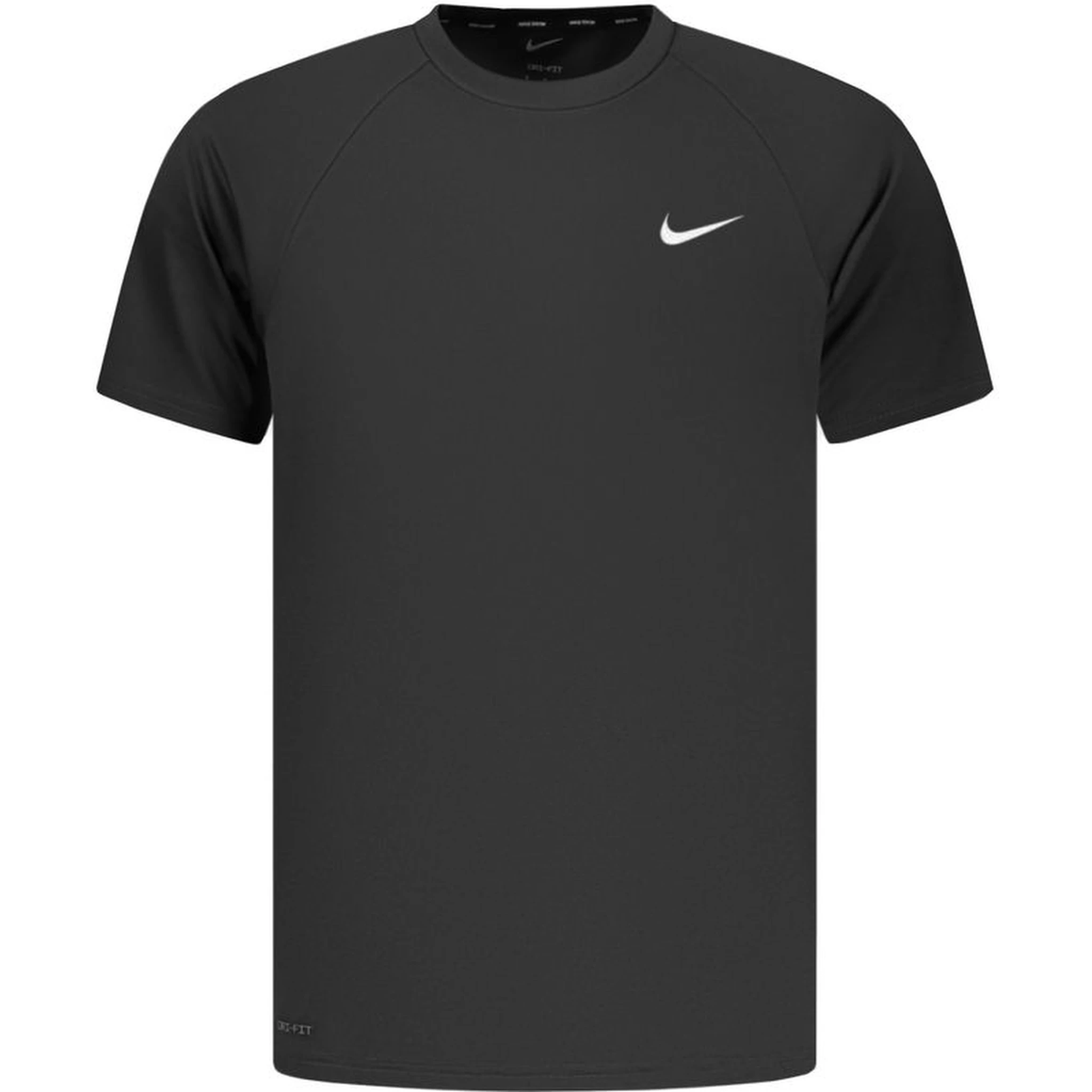 Black Polyester Men's T-Shirt