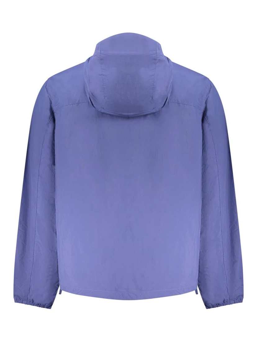 Blue Polyamide Men's Jacket