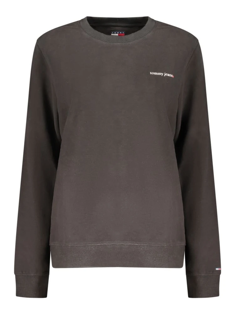 Black Cotton Women's Sweatshirt