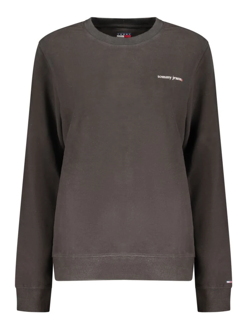 Black Cotton Women's Sweatshirt