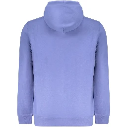 Blue Cotton Men's Sweatshirt