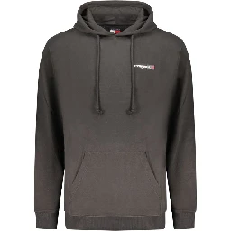 Black Cotton Men's Sweatshirt
