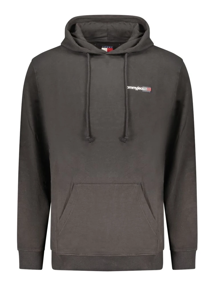Black Cotton Men's Sweatshirt