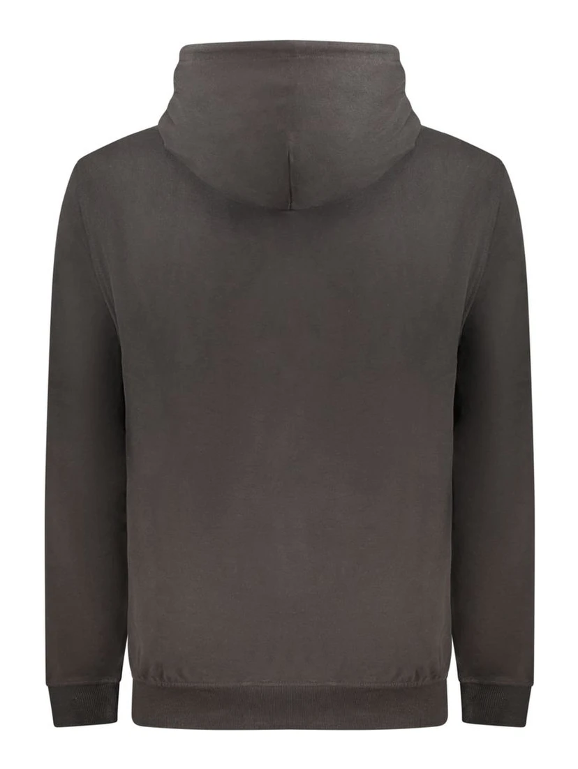 Black Cotton Men's Sweatshirt