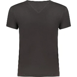 Black Cotton Womens T-Shirt
