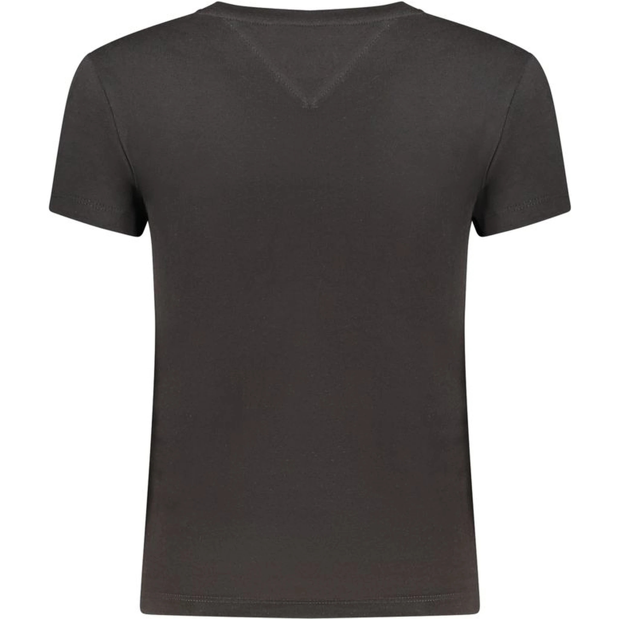 Black Cotton Womens T-Shirt
