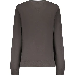 Black Cotton Women's Sweatshirt