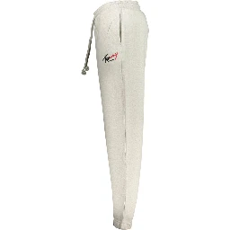 Gray Cotton Men's Trouser