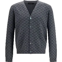 GG wool and silk cardigan