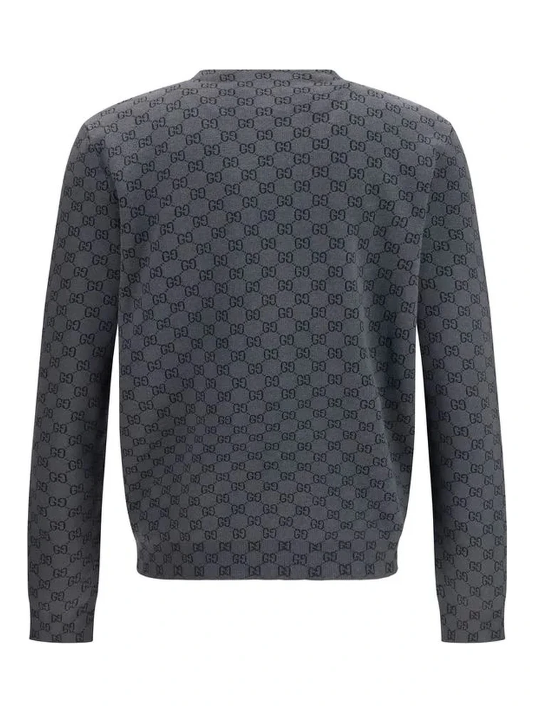 GG wool and silk cardigan alternative
