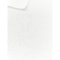 Cropped fit polo shirt with Web details