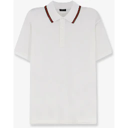 Cotton polo shirt with Web detail